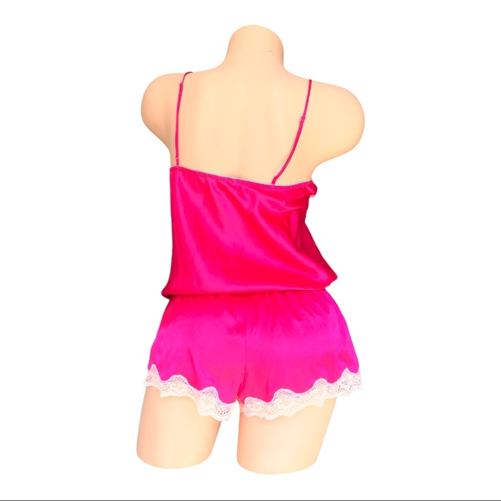 Victoria Secret pink satin teddie - Picture 3 of 6